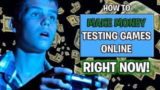 Can you make money testing video games 