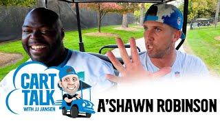 A'Shawn Robinson's Christmas Lights are Already Up! | Cart Talk with JJ Jansen | Carolina Panthers