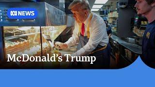 Donald Trump gets McDonald's work experience on campaign trail | ABC News