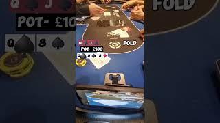 Not Folding! #poker #cardgame #pokerplayer #casino #livecasino #gamble #viralvideo #viralshorts