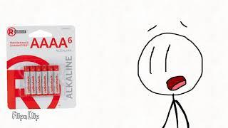 AA AAA AAAA - a battery meme - Henry Stickmin parody