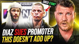 BISPING: "Diaz is NOT Getting Paid?" | Nate Diaz SUES FANMIO after Masvidal Fight!