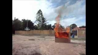 Testing of Elide Fire Extinguishing Ball