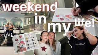 spend a weekend with me ⭐️🫶 (pilates, tik toks, comedy show, reading journal, + more!)