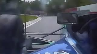 Acidente Senna visão carro do Schumacher 1080p