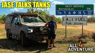 Jase from All 4 Adventure TALKS TANKS! Steel vs Poly?? And which tank does he run in each vehicles??