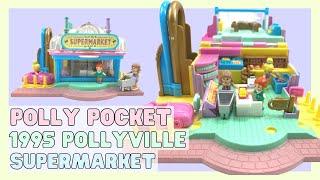 TOY TOUR: 1995 Pollyville Light-Up Supermarket | Vintage Polly Pocket Collection