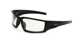 Honeywell Hypershock UVEX Shooters Safety Eyewear - Black Frame & Clear Lens - HydroShield (R 02230)