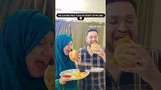 Me eating Fast Food in front of my dad #ambernazofficial