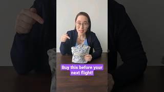 Buy this before your next flight! #traveltips