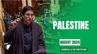 Gabrielle de Vietri MP: Palestine