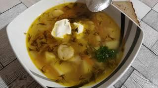 Суп с Галушками.Галушки рецепт.Галушки.Ukrainische Suppe mit Knödel.Ukrainian soup with dumplings