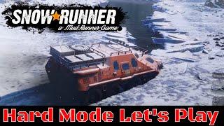 Snowrunner Hard Mode Let's Play | Amur Killed Us | Episode 42