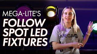 Illuminate Your Stage with Mega-Lite's Follow Spot LED Fixtures | Full Compass Spotlight