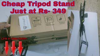 Unboxing "Aluminium Alloy Tripod Stand " with "Unboxing & Reviews 2M" .Very Cheap just in- 349"