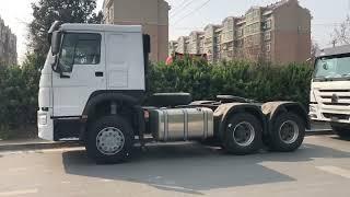 Sinotruk Howo 400hp howo tractor truck for sale in Ghana with 60 tons loading capacity