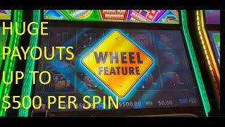 HIGH ROLLER ACTION! $500 SPINS on 'Huff n More Puff' Slot Machine – HUGE Bonuses & INSANE Payouts!