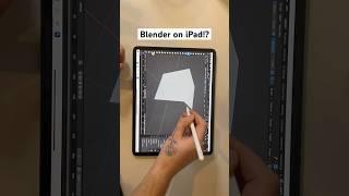 Blender on iPad #ipad #blender #3danimation #blender3d r