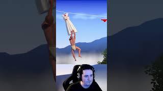 I accidentally discovered a speedrunning skip in A Difficult Game About Climbing