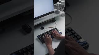 THIS KEYBOARD THOCK! YUNZII AL75 Typing Sound Test