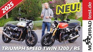 Triumph Speed Twin 1200 / RS | Vorstellung und Test der Modelle 2025