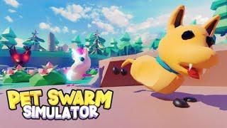 СИМУЛЯТОР РОЯ ДОМАШНИХ ЖИВОТНЫХ. ВЫРАСТИЛ КЛАССНЫХ ПИТОМЦЕВ. ROBLOX PET SWARM SIMULATOR.