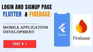 signup page and login page in flutter |Mobile applicatoion development |part 3