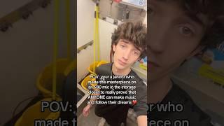 Proof that anyone can follow their dreams! #newmusic #popmusic #indiemusic #musician #janitor