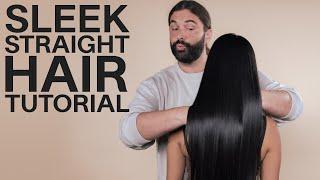 Sleek Straight Hair Tutorial | Hair Tutorials | Jonathan Van Ness