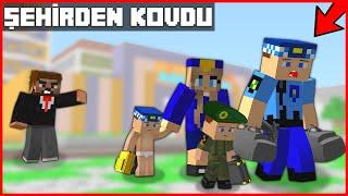 FAKİR, KEREM KOMİSER VE AİLESİNİ ŞEHİRDEN KOVDU!  - Minecraft