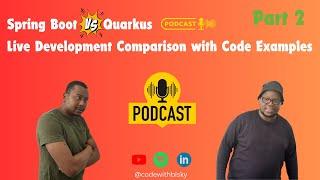 Spring Boot vs Quarkus: Live Development Comparison with Code Examples