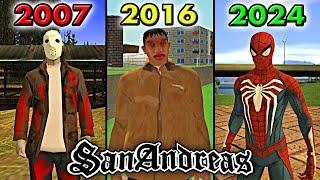 The BEST GTA SAN ANDREAS MOD of EACH YEAR 🟢 [2005-2024]