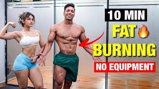 10 Min Fat Burning Workout (No Equipment) | at Home or Gym