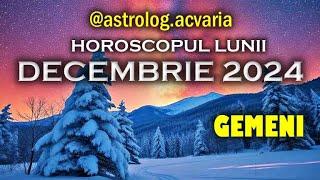 GEMENI  Horoscop DECEMBRIE 2024 (Subtitrat RO)  GEMINI DECEMBER 2024 HOROSCOPE