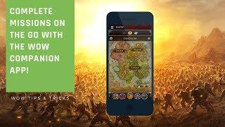 WoW Companion App - Your Mission Table On the Go! | Wow BFA