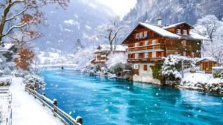 Interlaken Switzerland Covered in SNOW ️ Switzerland 4K 