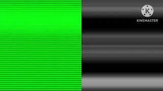 BAD TV GREEN Split TV Simulator Sync Line