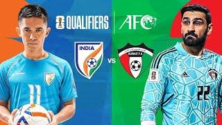 India(0) vs (0)Kuwait  FIFA World Cup Qualifier Fairwell Of Captain leader legend Sunil Chetri