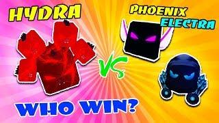 POWER LEGENDARY PET *HYDRA* With *DARK PHOENIX + ELECTRA* BUBBLE GUM SIMULATOR (Roblox)