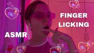 ASMR FAST FINGER LICKING// АСМР ОБЛИЗЫВАЮ ПАЛЬЦЫ ДОВОЛЬНО АГРЕССИВНО