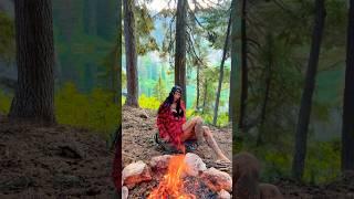 Building a fire in the national forests.  #wood #firewood