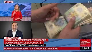 Romania va imprumuta, in total, in acest an peste 50 de miliarde de euro, un record istoric.