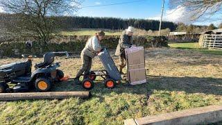 The Polytunnel Goes Up! Kitchen Garden Progress at our Scottish Farmhouse & Homestead