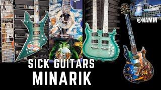 Guitar Art - Minarik at NAMM - WOW! Check these guitars out!