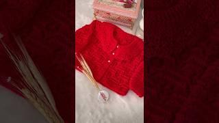 CASAQUINHO EM TRICÔ PARA BEBÊ- PONTO FLOR #pontodetrico #knitting #baby #trico