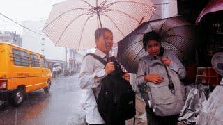 Walking in Heavy Rain in Kathmandu City | Monsoon Begins in Nepal | Rain Sounds on Umbrella 4K UHD