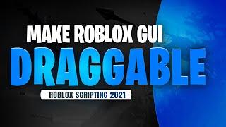 How to make your Roblox GUI draggable