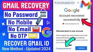 How to Recover Gmail Account without Phone Number and Recovery Email 2025 || Gmail Account Recovery