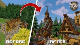 Minecraft: Building A Medieval 1.19 Farming & Forest Village!