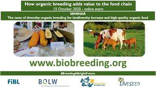 How organic breeding adds value to the food chain - online event